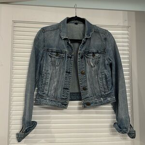 American Eagle Cropped Jean Jacket